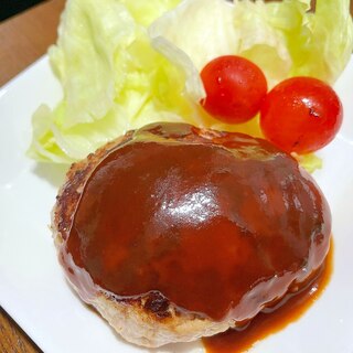 ぱぱっと作れるハンバーグ